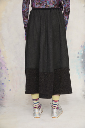 11.Wool Rayon Twill Skirt 詳細画像