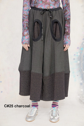 11.Wool Rayon Twill Skirt 詳細画像