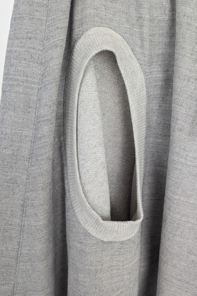 Wool Rayon Twill Skirt 詳細画像 light gray 11