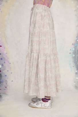 75.Lame Logo JQ Skirt 詳細画像