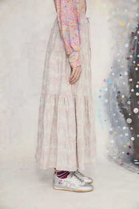 75.Lame Logo JQ Skirt 詳細画像