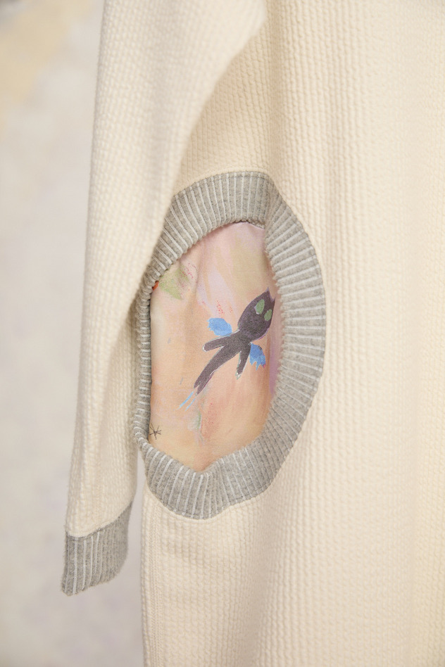 26.Knit Corduroy Dress 詳細画像 off white 2