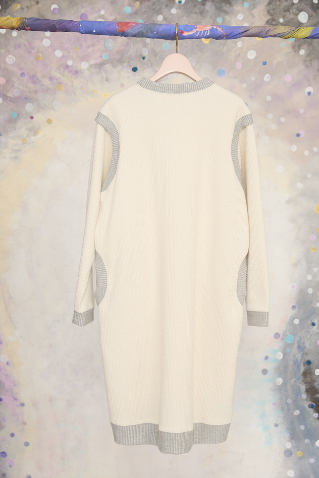 26.Knit Corduroy Dress 詳細画像 off white 4