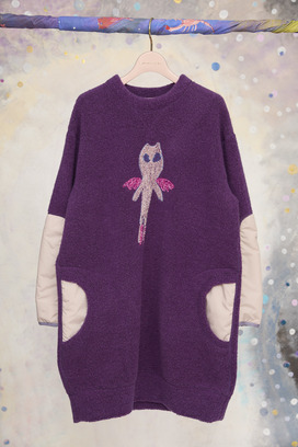 59.Kira kira alien angola Pile Dress 詳細画像