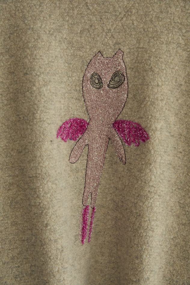 59.Kira kira alien angola Pile Dress 詳細画像 beige 2