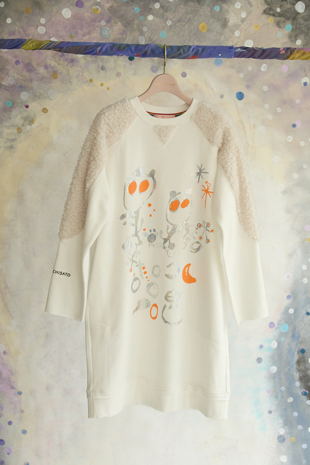 68.LOOK at Cats Urake Dress 詳細画像 off white 9