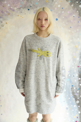 57.Kira kira alien airy knit Dress 詳細画像