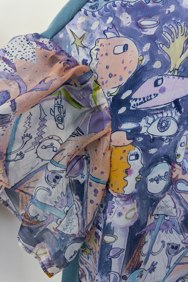 Dancing Universe Jersey Dress 詳細画像 vivid 10