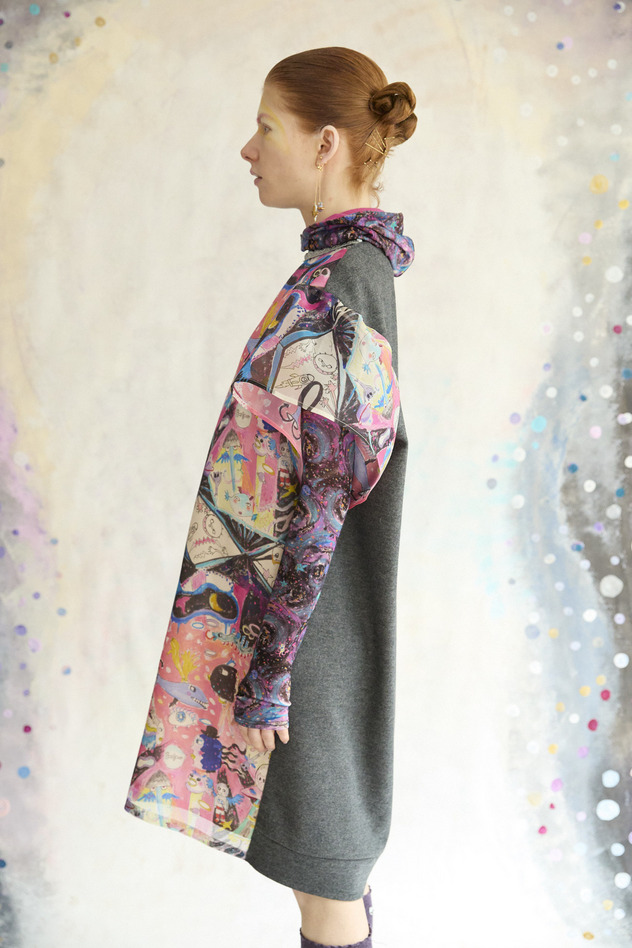 49.Dancing Universe Jersey Dress 詳細画像 vivid 6