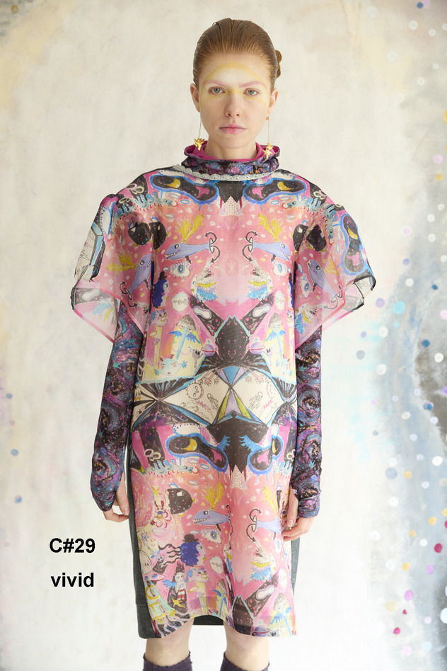 49.Dancing Universe Jersey Dress 詳細画像 vivid 1