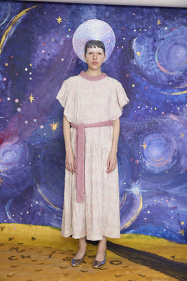 76.Lame Logo JQ Dress