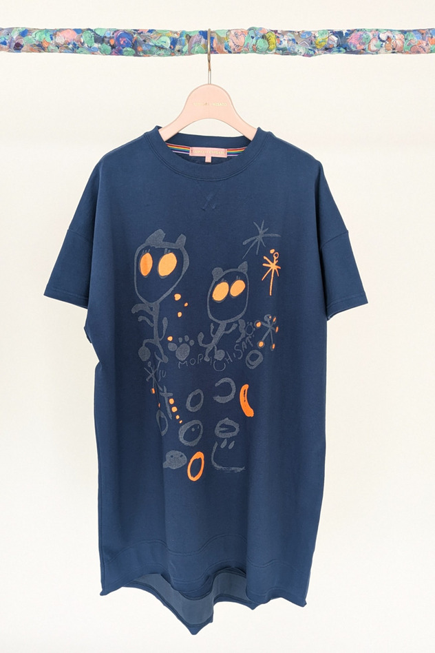 Look at cats Dress 詳細画像 navy 4