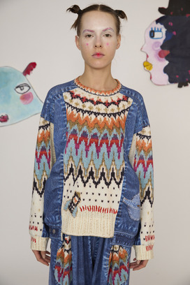 69.Trompe l'oeil Denim Tops 詳細画像