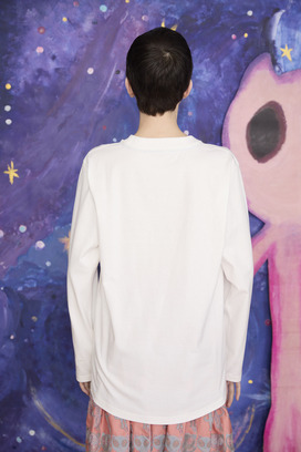 71.Kirakira Alien Embroidery Jersey Long-T 詳細画像