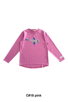 71.Kirakira Alien Embroidery Jersey Long-T 詳細画像