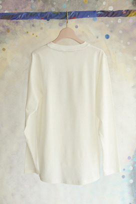 19.Cat on the moon long T-shirt 詳細画像