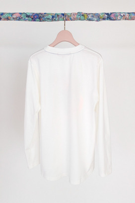 Cat on the moon long T-shirt 詳細画像
