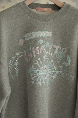 Let It Be Embroidery Urake Tops 詳細画像