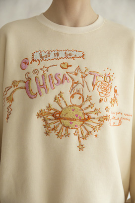 65.Let It Be Embroidery Urake Tops 詳細画像