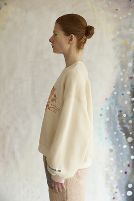 65.Let It Be Embroidery Urake Tops 詳細画像