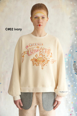 65.Let It Be Embroidery Urake Tops 詳細画像