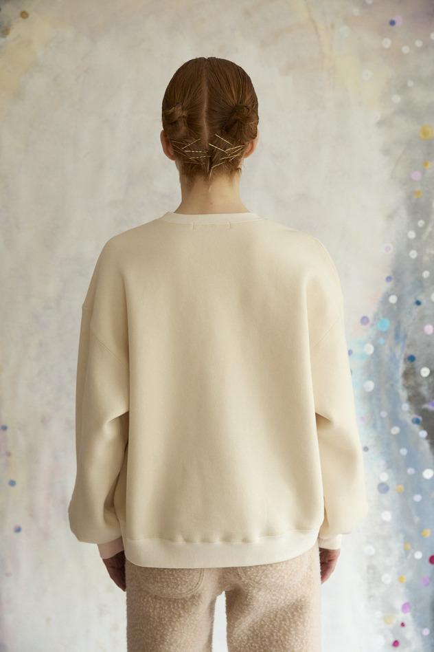 65.Let It Be Embroidery Urake Tops 詳細画像 ivory 4