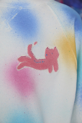 72.Kiraneko spray dye urake Tops 詳細画像