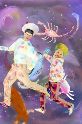 72.Kiraneko spray dye urake Tops 詳細画像