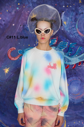 72.Kiraneko spray dye urake Tops 詳細画像