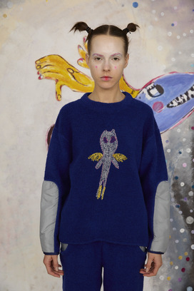 58.Kira kira alien angola Pile Tops 詳細画像