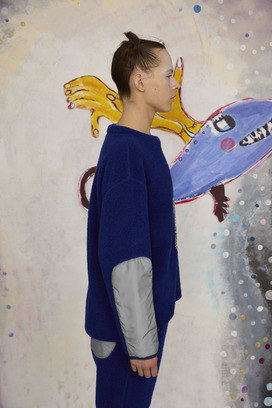 58.Kira kira alien angola Pile Tops 詳細画像