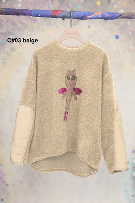 58.Kira kira alien angola Pile Tops 詳細画像