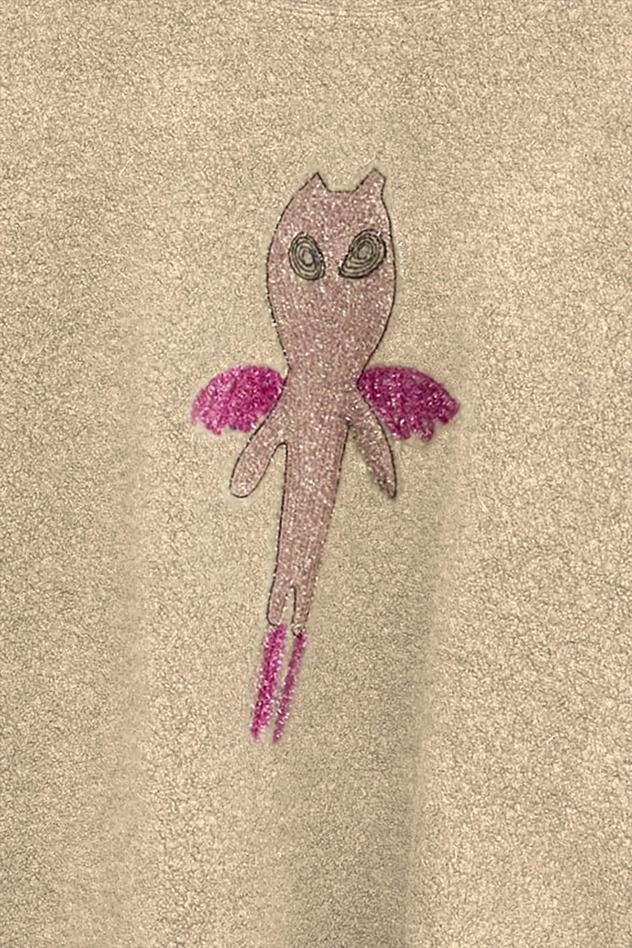 58.Kira kira alien angola Pile Tops 詳細画像 beige 10