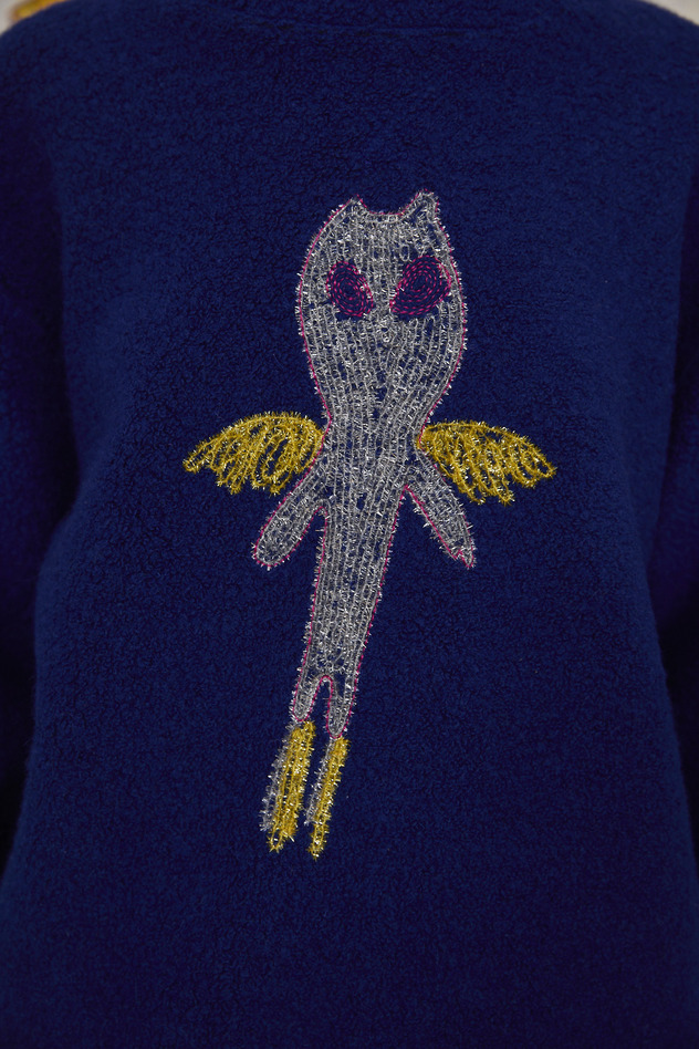 58.Kira kira alien angola Pile Tops 詳細画像 beige 2