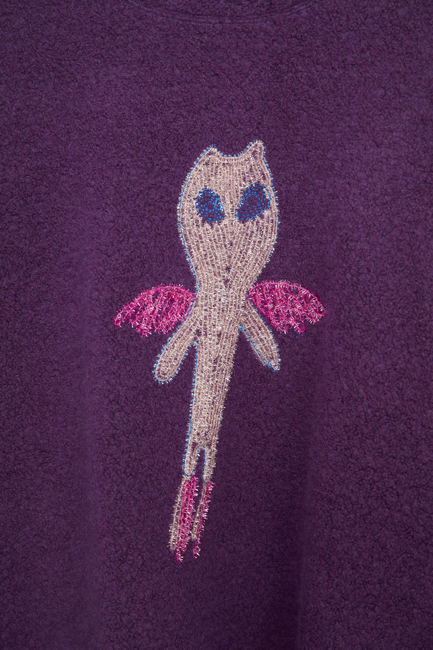 58.Kira kira alien angola Pile Tops 詳細画像 beige 7