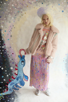 35.Let It Be Print Mini Urake Tops 詳細画像