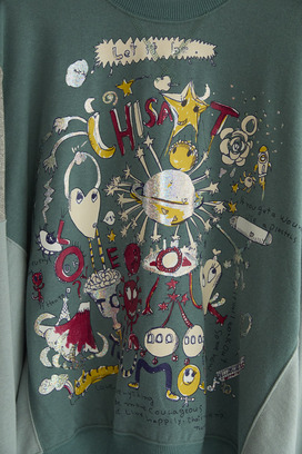 35.Let It Be Print Mini Urake Tops 詳細画像