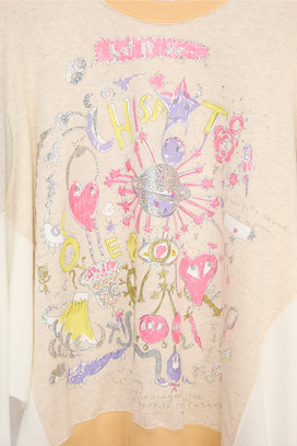 35.Let It Be Print Mini Urake Tops 詳細画像