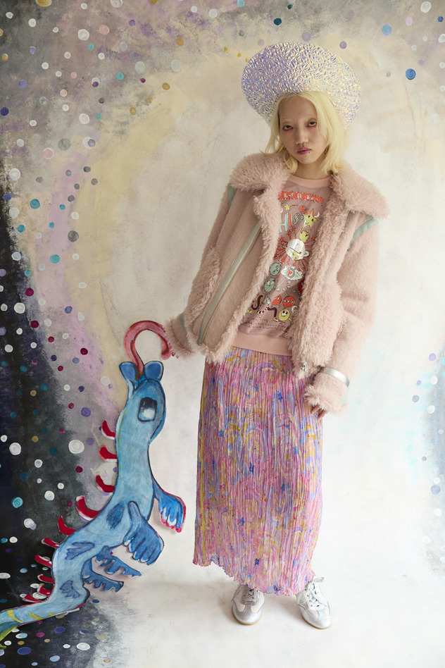 35.Let It Be Print Mini Urake Tops 詳細画像 oatmeal 13