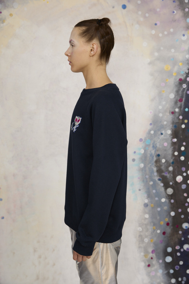 63.Space cat patch urake Tops 詳細画像 off white 3