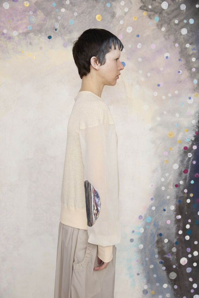 23.Organdy docking urake Tops 詳細画像 off white 6