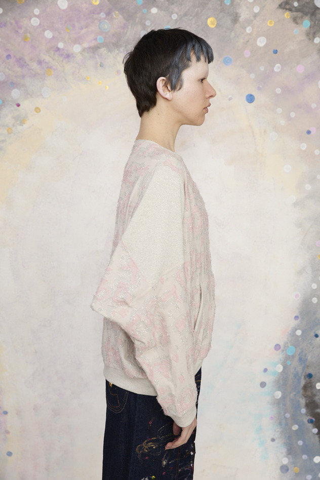 74.Lame Logo JQ Tops 詳細画像 pink 4