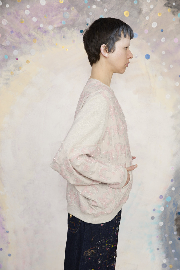 74.Lame Logo JQ Tops 詳細画像 pink 5