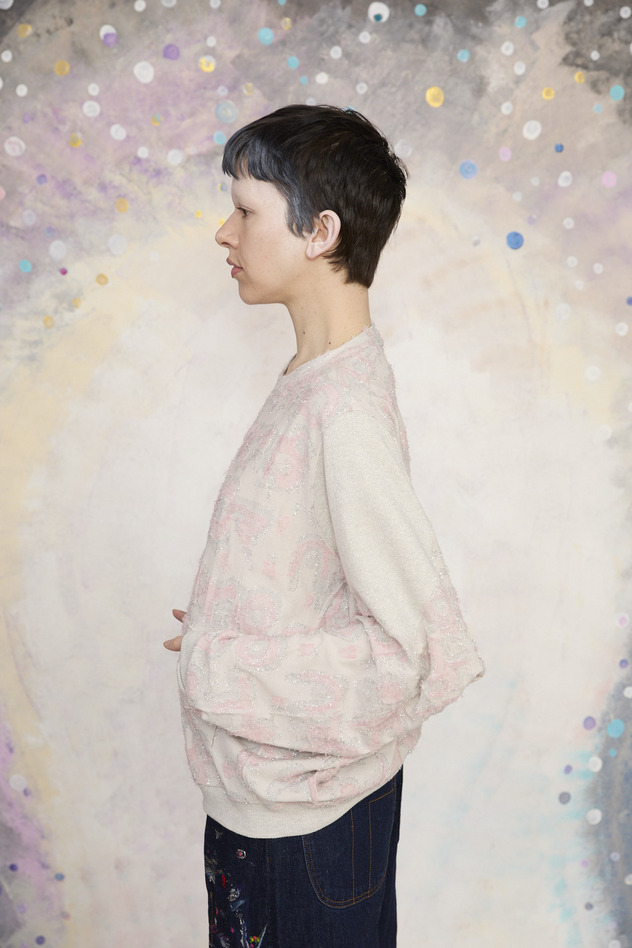 74.Lame Logo JQ Tops 詳細画像 pink 9