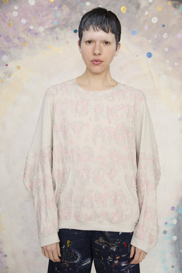 74.Lame Logo JQ Tops 詳細画像 pink 1