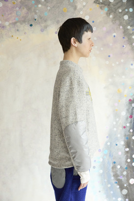 56.Kira kira alien airy knit Tops 詳細画像