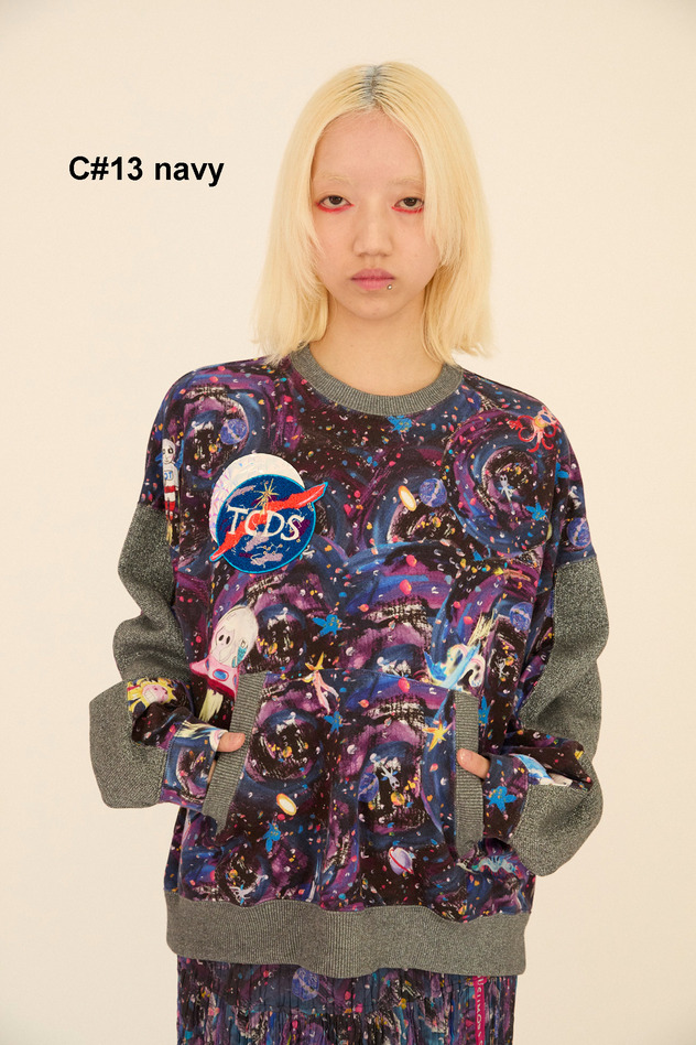 6.Andromeda urake Tops 詳細画像 navy 1