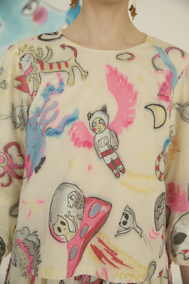 113.Space Walk JQ Tops 詳細画像 cream 3