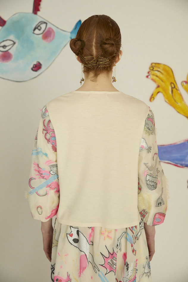 113.Space Walk JQ Tops 詳細画像 cream 5