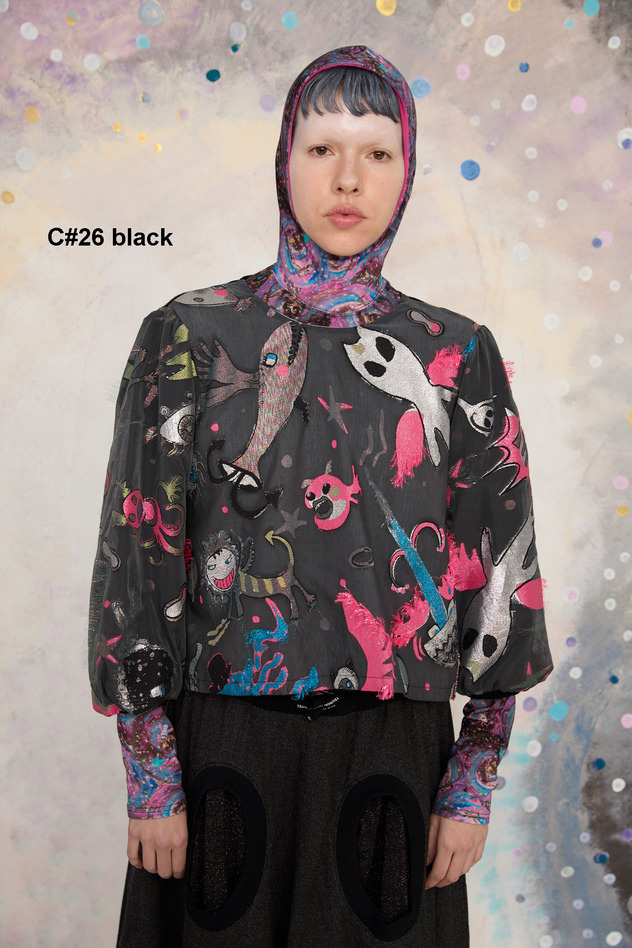 113.Space Walk JQ Tops 詳細画像 black 1